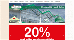 Desktop Screenshot of blumenschmitt.de